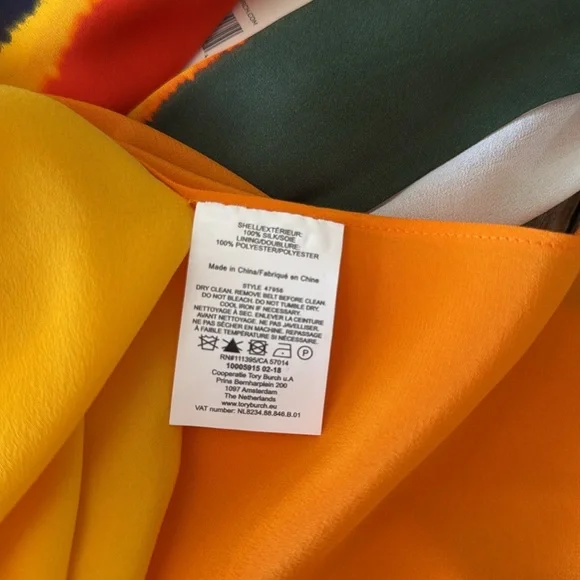 Tory Burch Colourful Striped Sleeveless Bettina Dress Size 12 - Picture 10 of 16